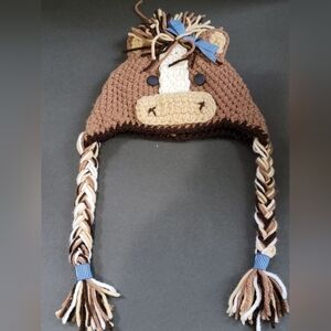 Handcrafted Cow Knitted Beanie Hat